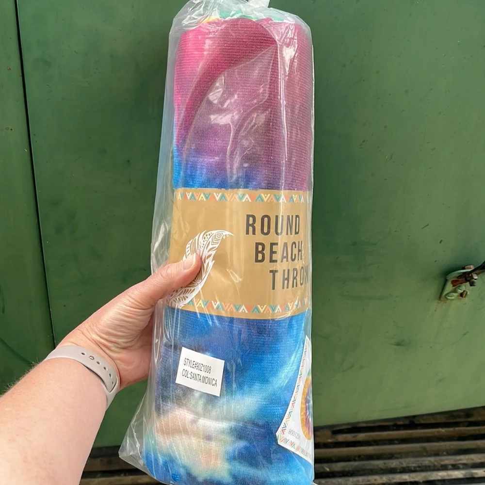 Santa Monica Tie-Dye Towel, yoga mat, or sarong